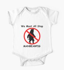MANBEARPIG (Südpark) (Al Gore) Baby Body Kurzarm