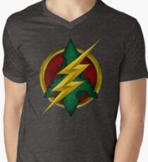 Flash-Arrow Men's V-Neck T-Shirt