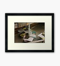 Tennessee School Desks Framed Print