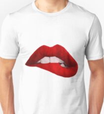 Beißende Lippen Unisex T-Shirt