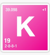 Element Potassium Sticker