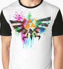 Hylian Paint Splatter Graphic T-Shirt