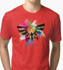 Hylian Paint Splatter Tri-blend T-Shirt