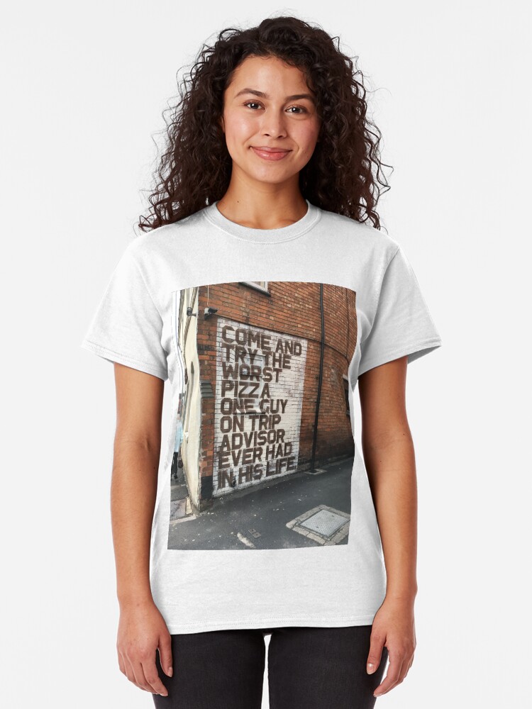 Alternate view of Come and try the worst pizza Classic T-Shirt