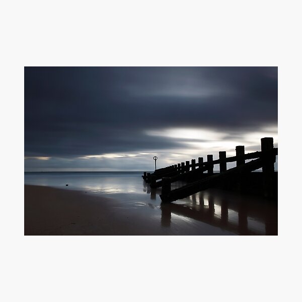 groyne, aberdeen beach Photographic Print