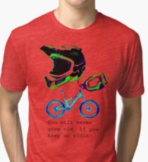 Mountain Bike Tri-blend T-Shirt