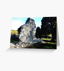 Jumping Church Greeting Card