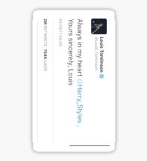 always in my heart tweet Sticker