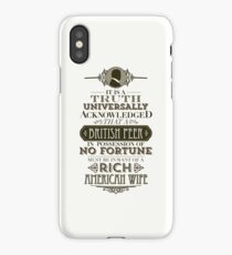 The Penniless Earl iPhone Case