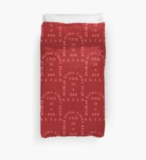 Ultralight Beam - Red Duvet Cover