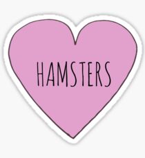 Hamster Love Sticker