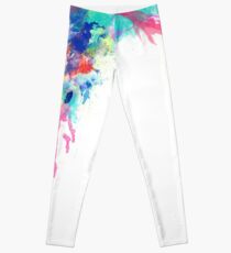 Watercolor Splatter Leggings