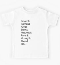 Character List Eragon Kids Tee