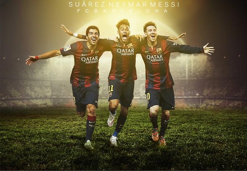 Messi Neymar Suarez: Posters | Redbubble