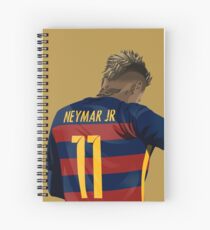 Neymar Spiral Notebook