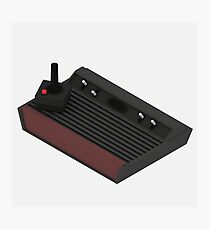 Atari 2600 Console - Isometric Photographic Print
