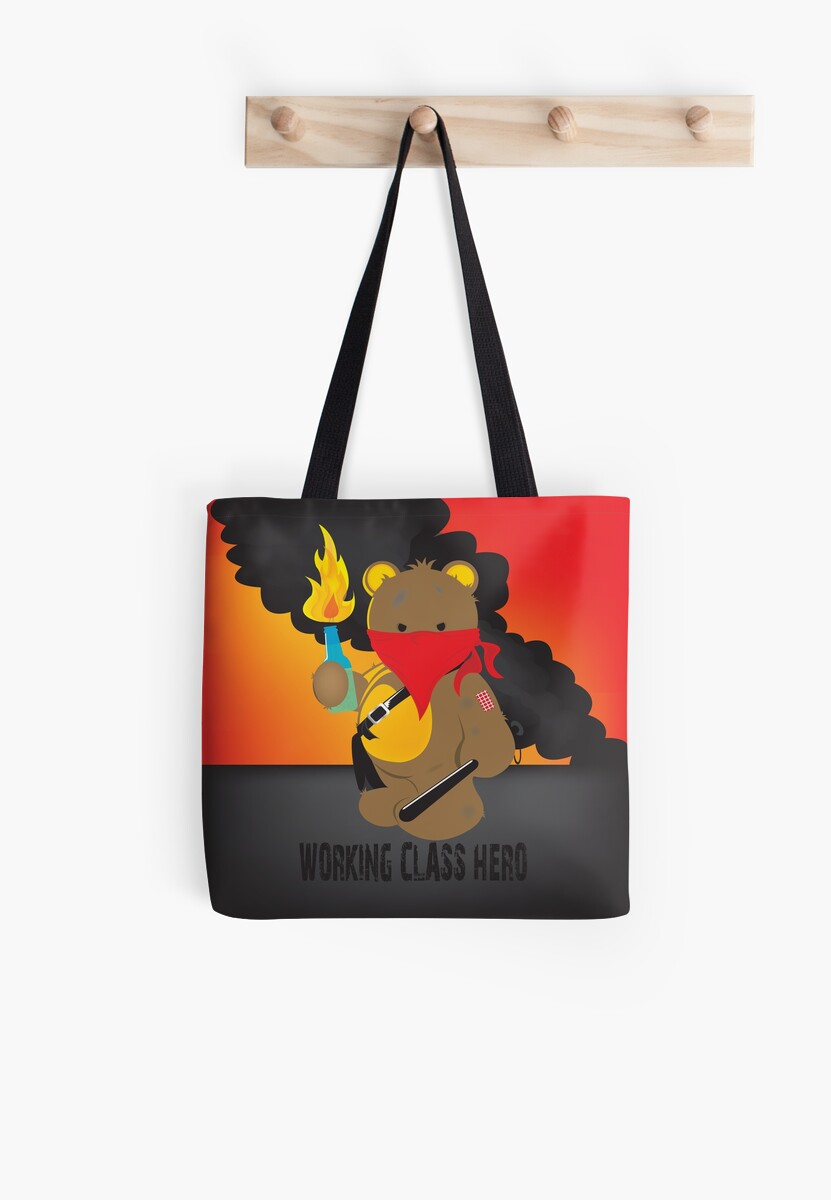 "working class hero" Tote Bag by mangulica | Redbubble