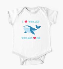 I love whales,whales loves me One Piece - Short Sleeve