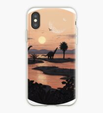 Vinilo o funda para iPhone Playa jurásica