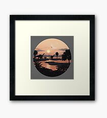 Jurassic Beach Framed Print