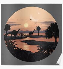 Jurassic Beach Poster