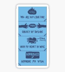 Papers, Please - Love Note Sticker