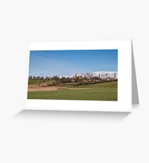 Clackmannan Town and The Ochil Hills Greeting Card