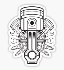 Piston lable Sticker