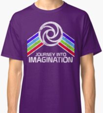 Journey Into Imagination Distressed Logo in Vintage Retro Style Classic T-Shirt