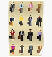 Póster La Oficina: Personajes