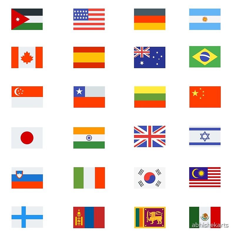 "National Flags pack" by abhishekarts | Redbubble