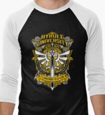 Zelda T-Shirt (Hyrule University) Men's Baseball ¾ T-Shirt