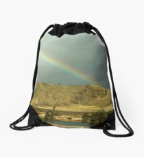 Rainbow on the Rez Drawstring Bag