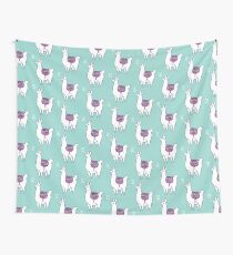 Aztec Alpaca - meh meh meh Wall Tapestry
