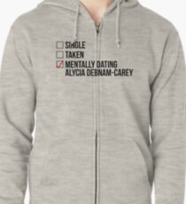 MENTALLY DATING ALYCIA DEBNAM-CAREY Zipped Hoodie