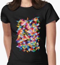 Space Shapes Women's Fitted T-Shirt