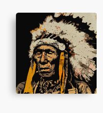 BLACK ELK Canvas Print