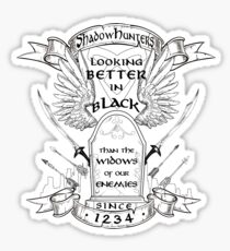 Better in Black Sticker