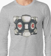 companion cube Long Sleeve T-Shirt