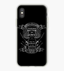 Better in Black iPhone Case