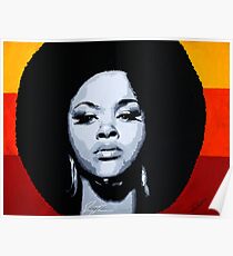 Jill Scott Painting Poster