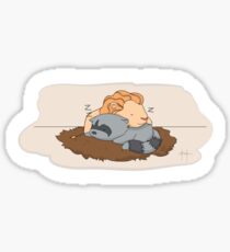 Naptime final panel Sticker