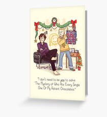 The Mystery of the Advent Chocolates Greeting Card