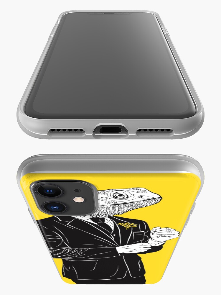 Vista alternativa de Funda y vinilo para iPhone Dapper Lizard