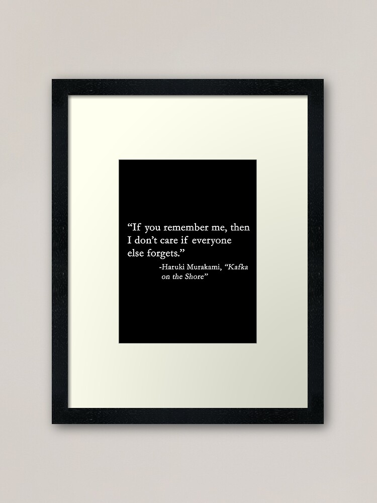 Alternate view of If you remember me... Framed Art Print