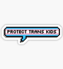 protect trans kids Sticker