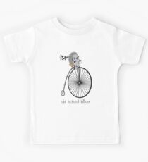 old school biker Kids Tee