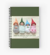BABIES Are Such A Nice Way To Start People, Clay Babies Spiral Notebook
