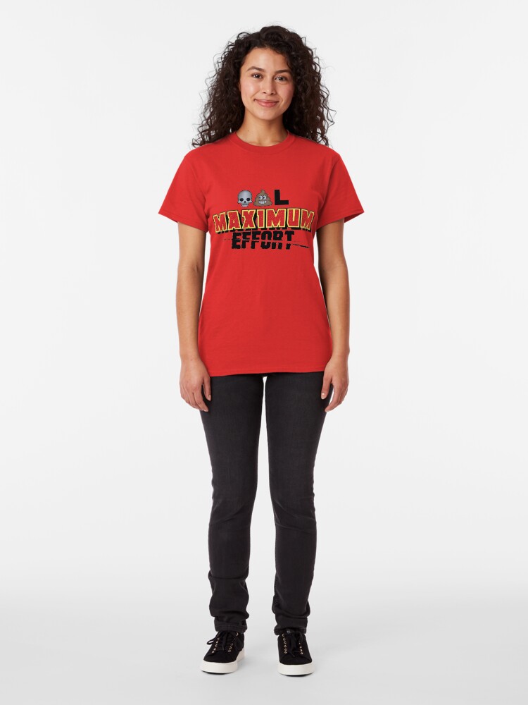 Alternate view of Dead Poo L - Maximum Effort Classic T-Shirt