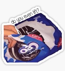 Do you even lift? Oreos Sticker